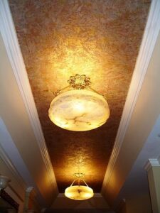 Textured & Painted False Ceiling Designs